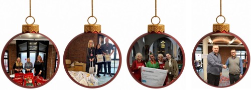 Photos of Plus Dane's partner contractors who have donated towards the 2025 winter campaign